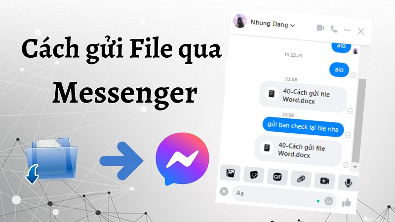 cách gửi file qua messenger