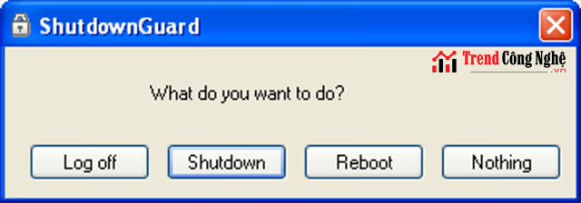 phần mềm shutdown máy tính ShutdownGuard